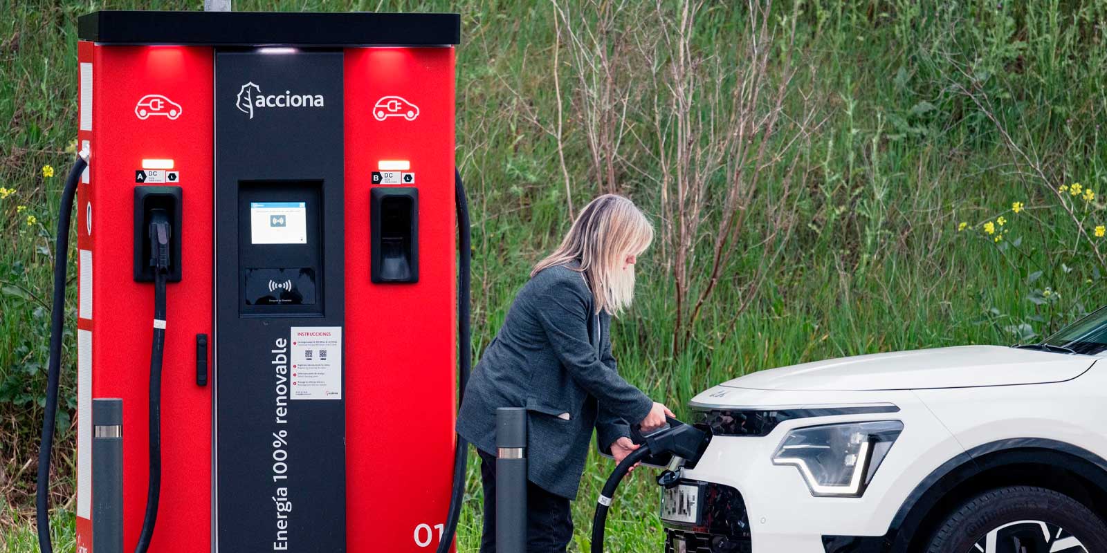 SPAIN. ACCIONA Energía reaches agreements to install 1,000 new charging points for electric vehicles in Spain