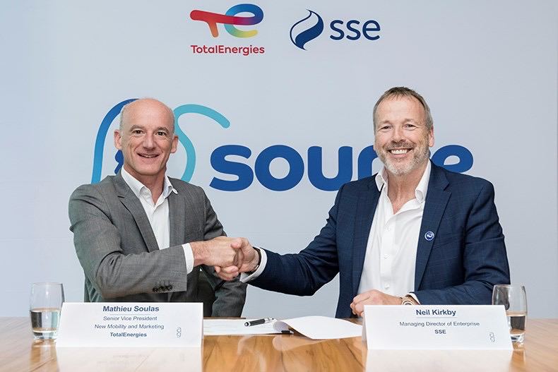 UK. TotalEnergies and SSE launch Source, an EV Charging joint venture