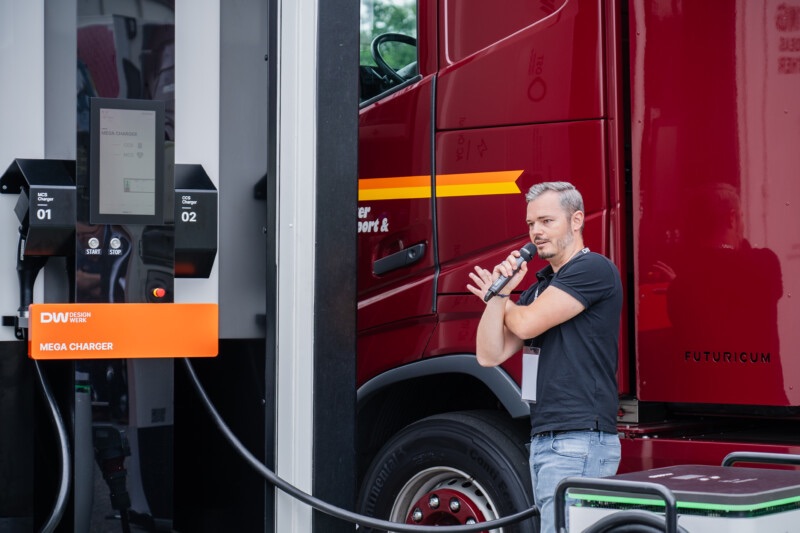 GERMANY. Depot charging for electric trucks: Galliker tests Mega Charger from Designwerk