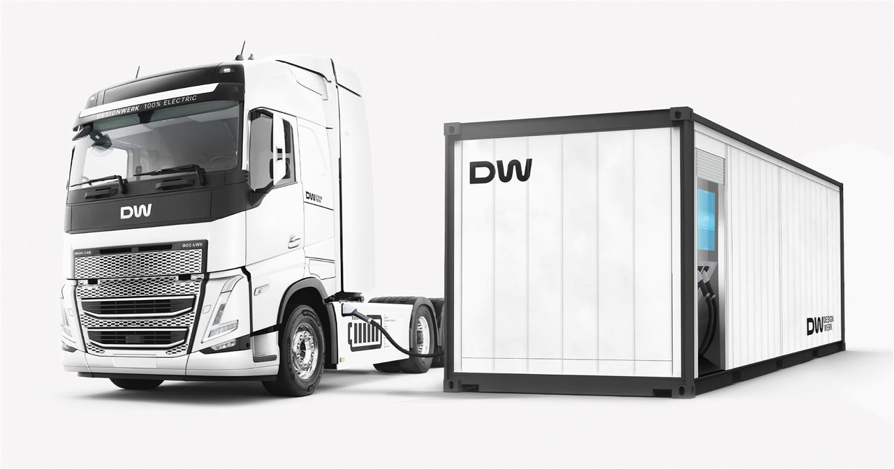 SWITZERLAND. Swiss Designwerk Launches Battery-Backed ‘Mega Charger’ for Electric Commercial Vehicles