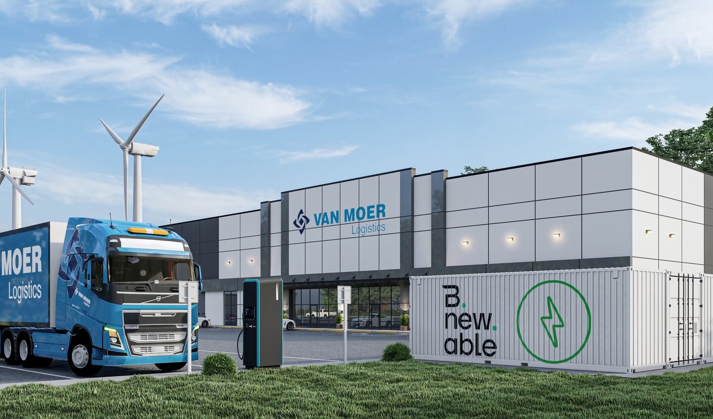 BELGIUM. Belgian logistics company to build first private truck charging stations in Antwerp