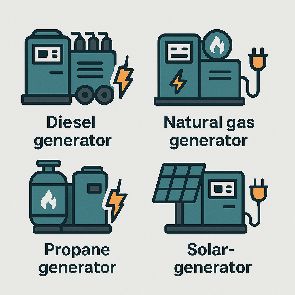 EV charging generator