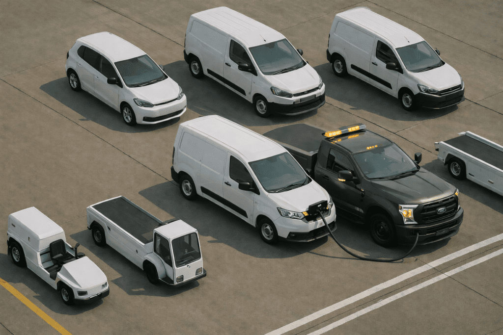 Mobile EV Charging at airports