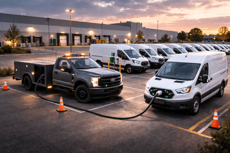 Mobile EV charging last mile charging