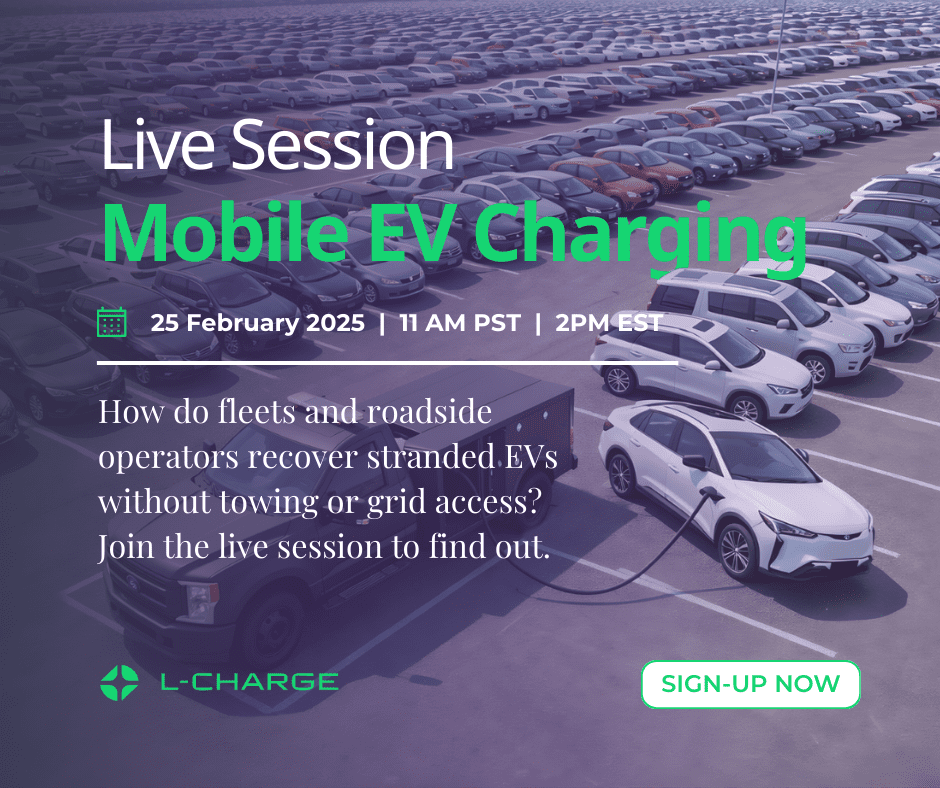 Mobile EV Charging Live Session