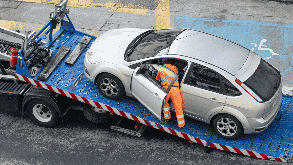 Towing company EV charging